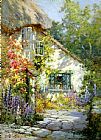 Alfred De Breanski Famous Paintings - A Home in Devon